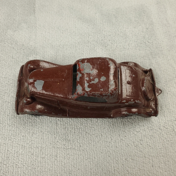 Vintage Hubley 1934 Ford Coupe #404 Diecast Model Car Antique Metal Toy 5 1/2" - Picture 8 of 12